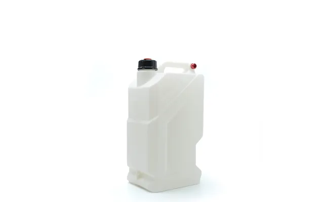 Stkr 00281 Liquid Storage Container Ez White 3 Gallon Free Standing Thick-walled Hdpe Plastic 3 Handle Design Easy Tippi