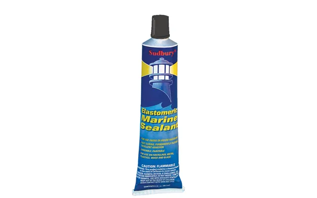 Sudbury 322 Elastometric 3 Oz 89ml Sealant Tube - Black