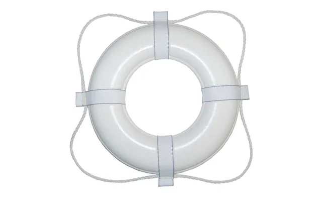 Taylor Made 360 20 Inch White With White Rope Foam Ring Buoy
