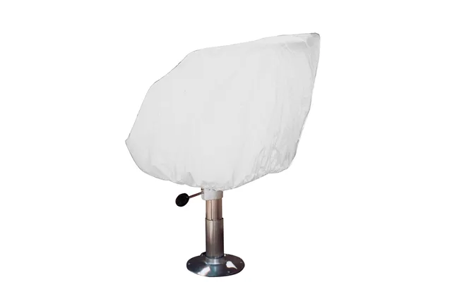 Taylor Made 40230 Helm Bucket Fixed Back Boat Seat Cover - Vinyl White