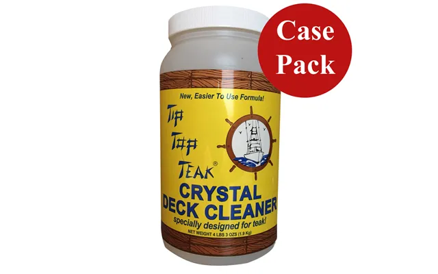 Tip Top Teak Tc 2001case Crystal Deck Cleaner - Half Gallon 4lbs 3oz Case Of 6