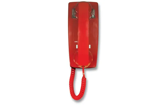 Viking K-1500p-w Red No Dial Wall Phone With Ringer