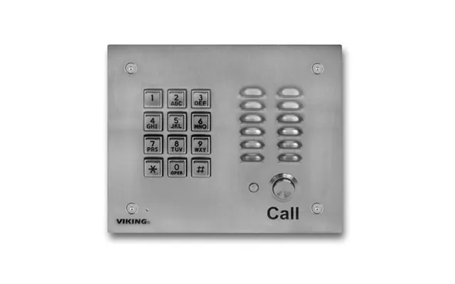 Viking K-1700-3 Handsfree Phone W Key Pad - Stainless
