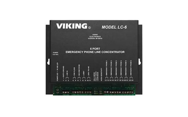Viking Lc-6 6 Port Line Concentrator For Emergency