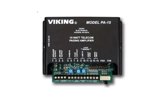 Viking Pa-15 15 Watt Paging Amplifier And Loud Ringer