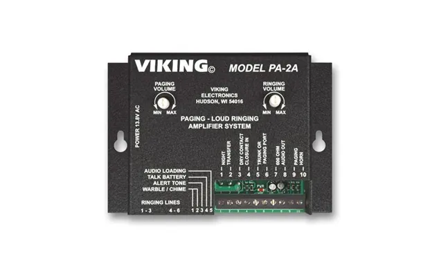 Viking Pa-2a Paging Loud Ringer With 8 Ohm Horn