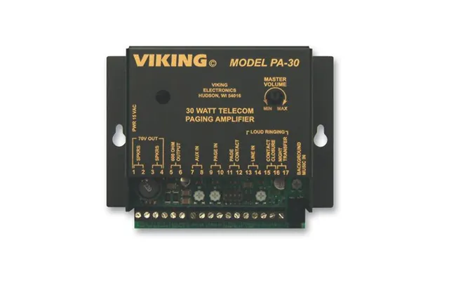 Viking Pa-30 30 Watt Telecom Paging Amp