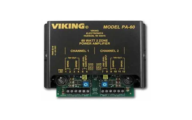 Viking Pa-60 60w Compact Two Zone Amplifier