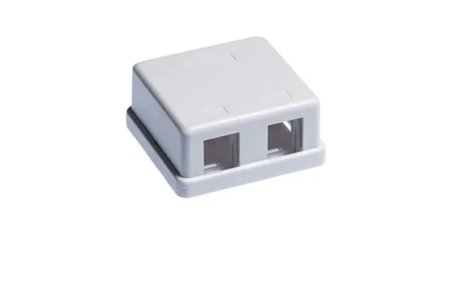 Wavenet Surface-2-wh Smb-2wh-s Surface Box 2 Port White