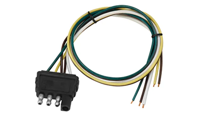 Wesbar 002402 4-flat Trailer End Connector 18ft W Trailer Side 4-way Flat Wishbone Harness 18 In Lead Length With 18 In 