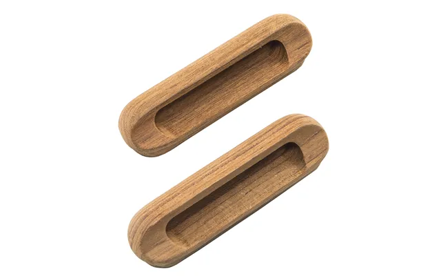 Whitecap 60124-a Teak Oblong Drawer Pull 4-1 16 Inchl 2 Pack