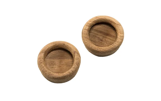 Whitecap 60127-a Teak Round Drawer Pull 1-3 8 Inch Round 2 Pack