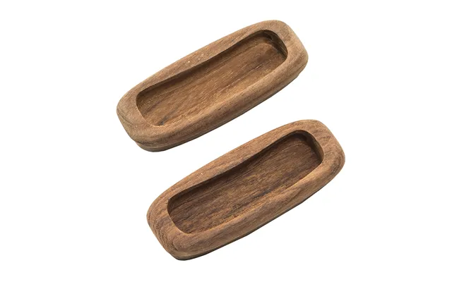 Whitecap 60135-a Teak Rectangular Drawer Pull 3-1 4 Inchl 2 Pack