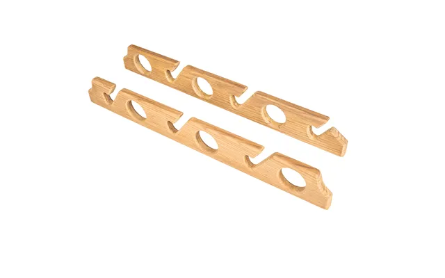 Whitecap 60614 Teak Six-rod Storage Rack - Pair