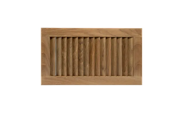 Whitecap 60710 Teak Louvered Insert 16 Inchh X 9-1 8 Inchw X 3 4 Inchd