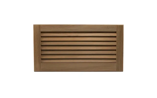 Whitecap 60716 Teak Louvered Insert - 9-3 8 Inch X 18 Inch X 3 4 Inch