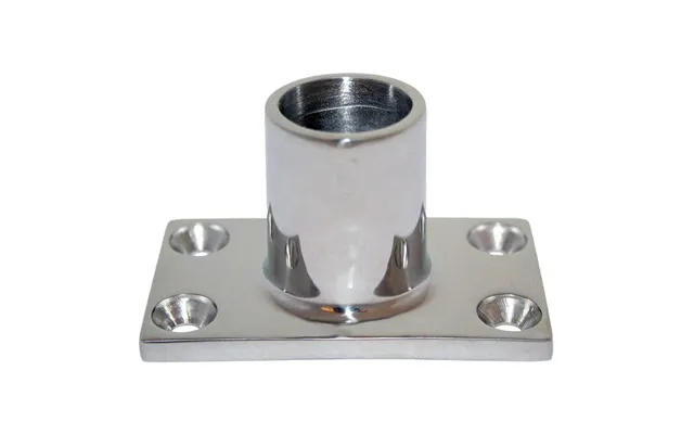 Whitecap 6141 1 Inch Od 90 Degree Rectangle Base Ss Rail Fitting