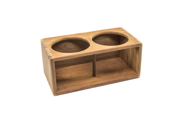 Whitecap 62612 Teak Two Insulated Drink Rack