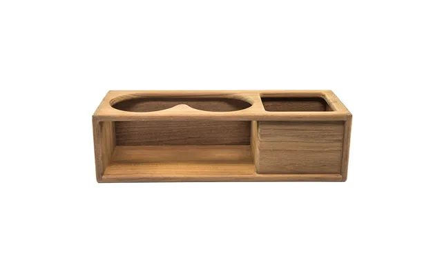 Whitecap 62616 Teak Two Insulated Drink Binocular Rack With Tray