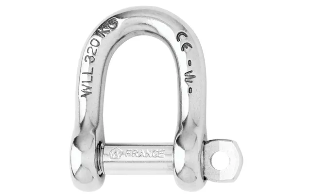 Wichard 01201 Self-locking D Shackle - Diameter 4mm
