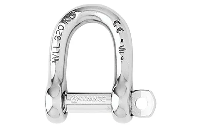 Wichard 01207 Not Self-locking D Shackle - 14mm Diameter