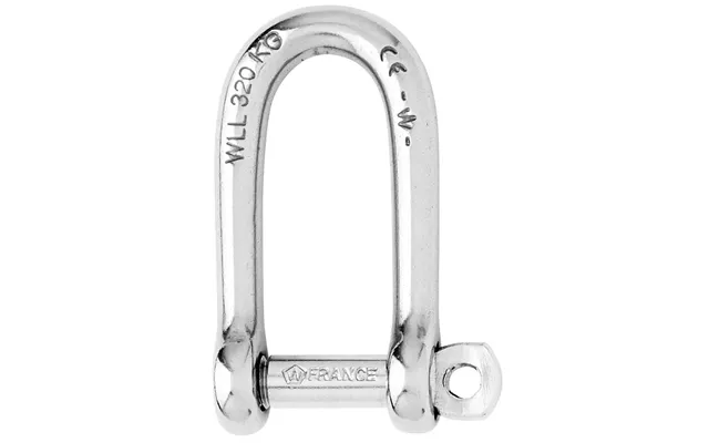 Wichard 01212 Self-locking Long D Shackle - Diameter 5mm