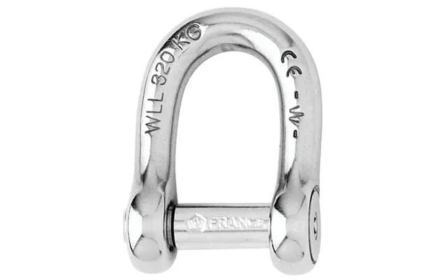Wichard 01304 Self-locking Allen Head Pin D Shackle - 8mm Diameter