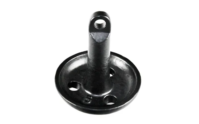 Yakgear 01-0010-01b Boat Anchor Deep Water Mushroom Style 5 Pound Black Cast Iron With Vinyl Coating Holds Up To 28 Foot