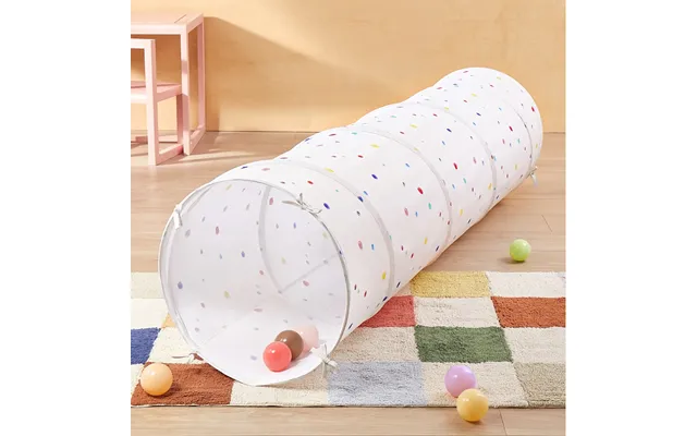 Tiny Land Adventure Play Tunnel - Colorful Polka Dots