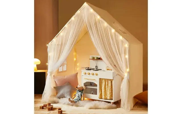 Tiny Land Chef’s Corner Playset Cream Playhouse Cream Kitchen Set