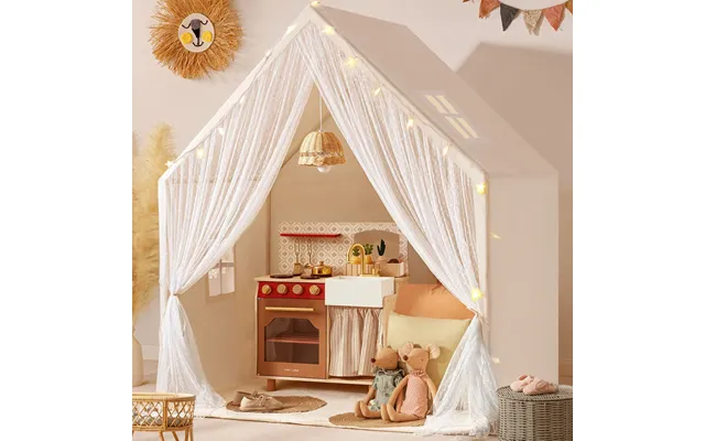 Tiny Land Chef’s Corner Playset Cream Playhouse Mediterranean Kitchen Set