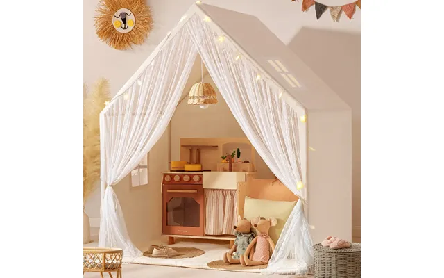 Tiny Land Chef’s Corner Playset Cream Playhouse Mediterranean Kitchen Set