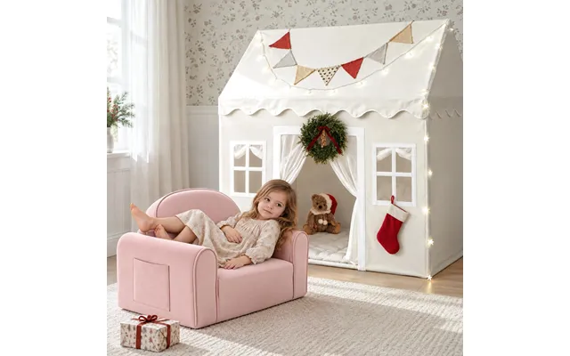 Tiny Land Cozy Nook Playhouse Tent & Gentlesnug Kid Chair