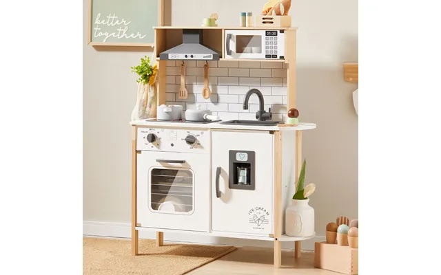 Tiny Land Interactive Play Kitchen With Sounds & Cookware