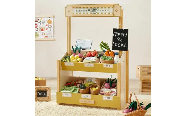 Tiny Land Kid's Grocery Store Playset