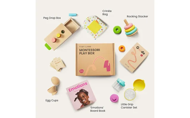 Tiny Land Montessori Early Skills Baby Set 7 12 Months