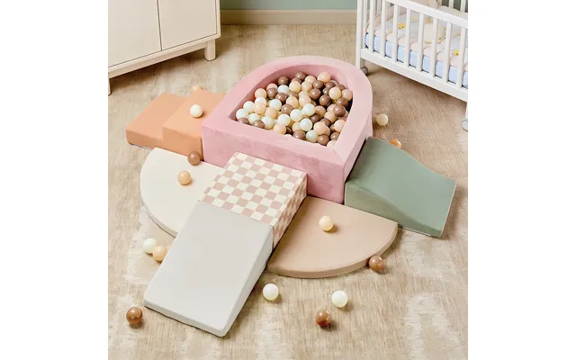Tiny Land Playnest Climbing & Ball Pit Set - Pink