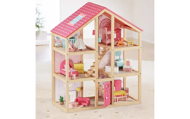 Tiny Land Sweetwood Dollhouse Without Dolls - Activity