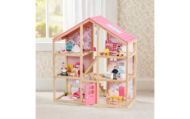 Tiny Land Sweetwood Love Dollhouse & Wooden Dollhouse Dolls