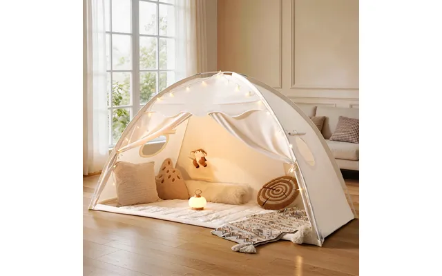 Tiny Land Versatile Kids Bed Tent & Play Tent - Beige