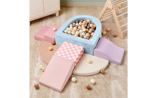 Tiny Land Violet Playnest Climbing & Ball Pit Set