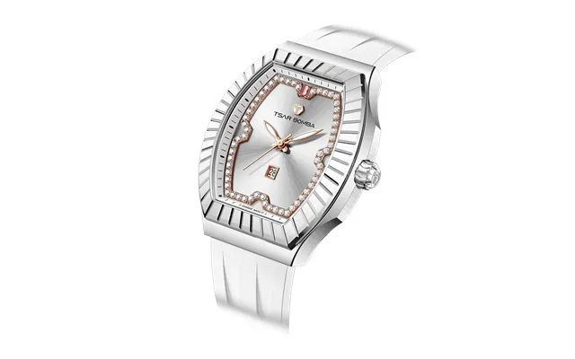 Tsar Bomba Nucleus Femme 04 - Montre À Quartz Pour Femme, Élégante Et Étanche, Avec Bracelet En Caoutchouc Fluoré Pour U