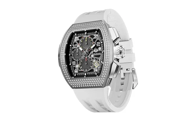 Tsar Bomba Série Atomic - Montre À Quartz Classique Pour Homme, En Zirconium, Avec Verre Saphir, Bracelet En Caoutchouc 