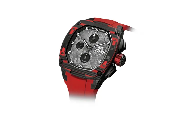 Tsar Bomba Série Dark Matter - Montre Automatique De Luxe En Édition Limitée, Design Interchangeable Avec Lunette En Fib