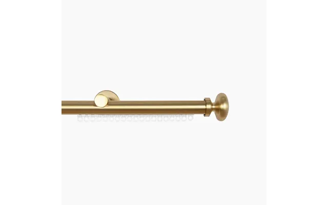 Cato Single Decorative Traverse Curtain Rod - Warm Gold