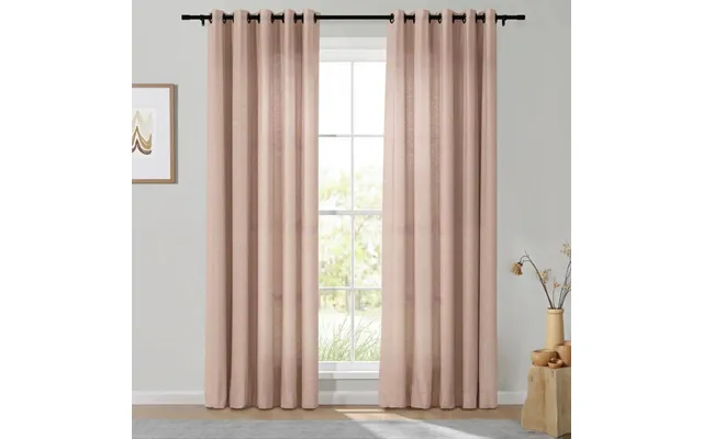 Isabella Heavyweight Cotton Drapery Grommet - Pink 7084-46