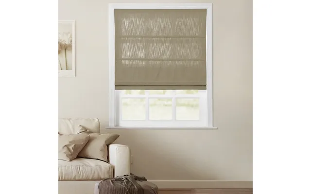 Isabella Roman Shade Cordless - Flax 7084-1