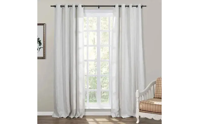 Jawara Linen Cotton Grommet Blackout Curtains