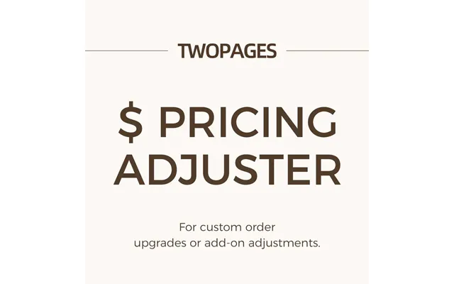 Pricing Adjuster