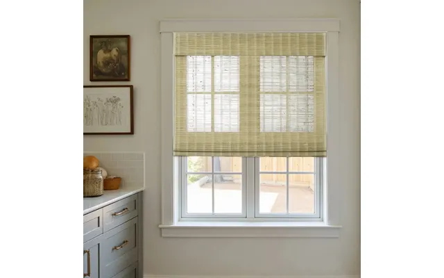 Rae Natural Ramie Bamboo Woven Shades - Series P